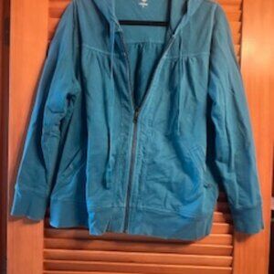 Teal Zip Sweatshirt...2X